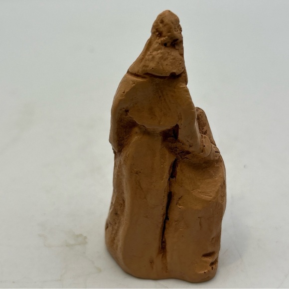 Vtg 4pc Small Manger Scene Wisemen,Sheppard,Jesus,Mary,Joseph,Stable Christmas - Picture 13 of 13